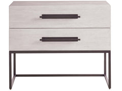 Dwell River Rock Metal Base Nightstand - Ornate Home