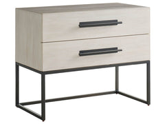 Dwell River Rock Metal Base Nightstand - Ornate Home