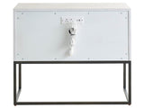 Dwell River Rock Metal Base Nightstand - Ornate Home