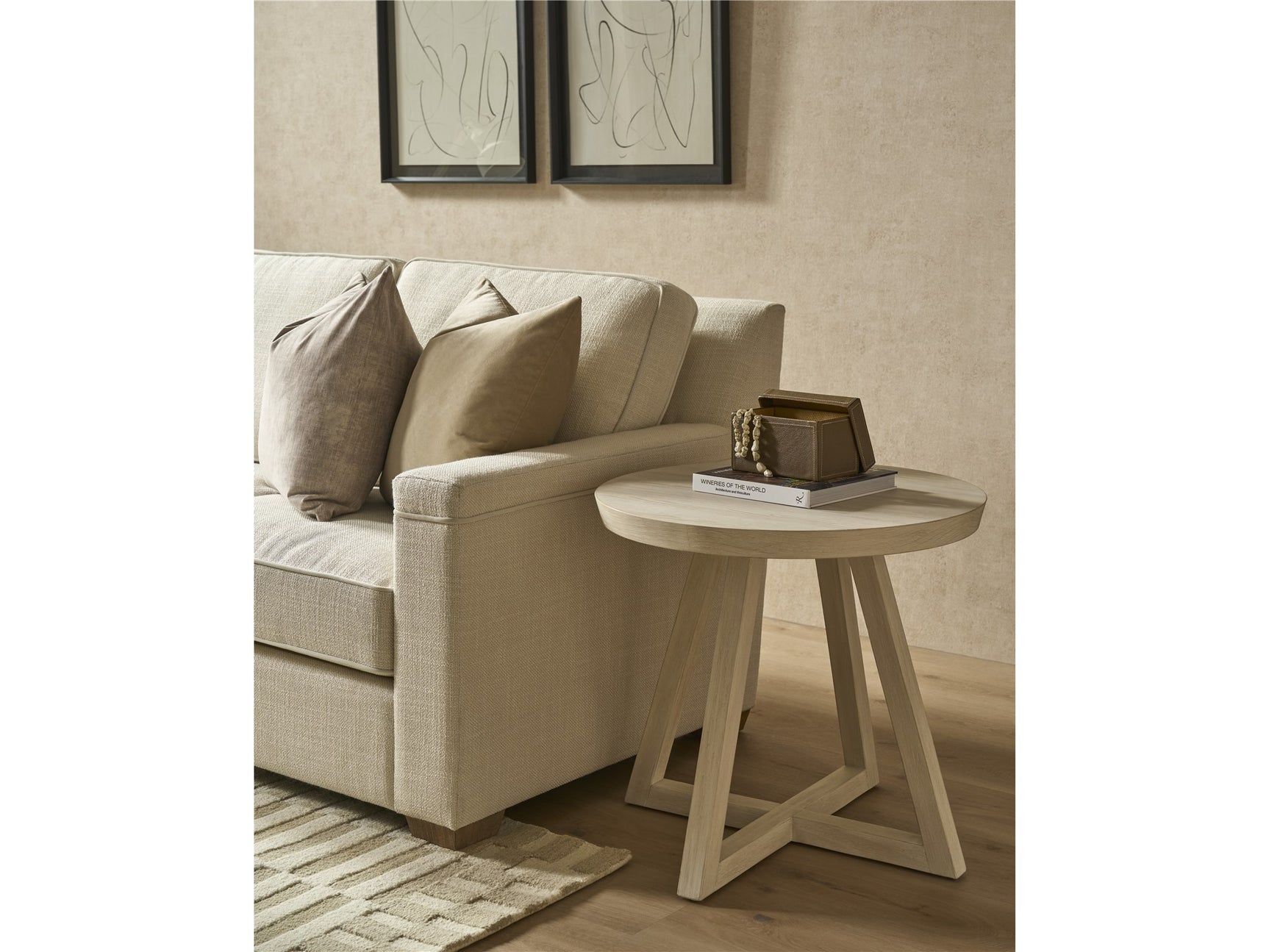 Dwell River Rock Round Side Table - Ornate Home