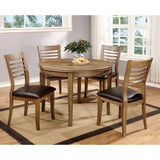 Dwight Natural Tone 48" Round Dining Table - Ornate Home