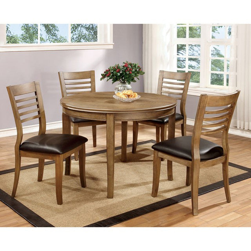Dwight Natural Tone 48" Round Dining Table - Ornate Home