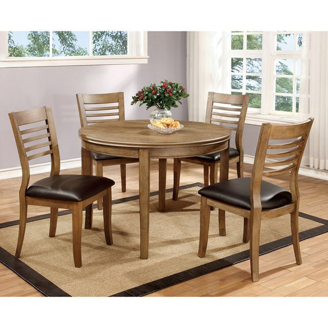 Dwight Natural Tone 48" Round Dining Table - Ornate Home