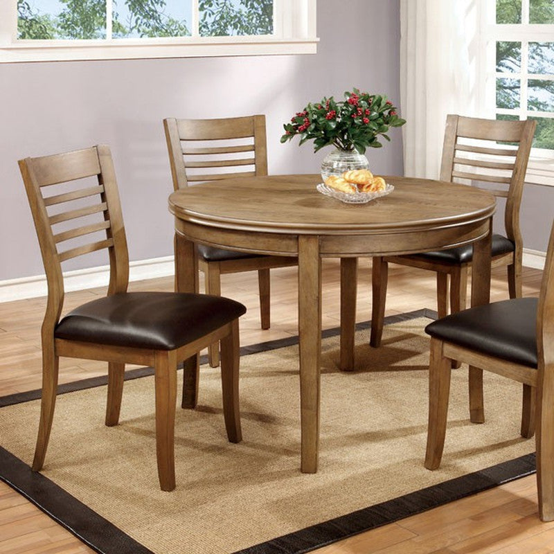 Dwight Natural Tone 48" Round Dining Table - Ornate Home