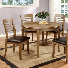 Dwight Natural Tone 48" Round Dining Table - Ornate Home