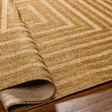 Dyami Flatweave Faux Jute Outdoor Rug - Ornate Home