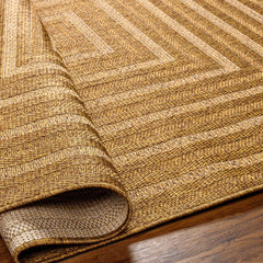 Dyami Flatweave Faux Jute Outdoor Rug - Ornate Home