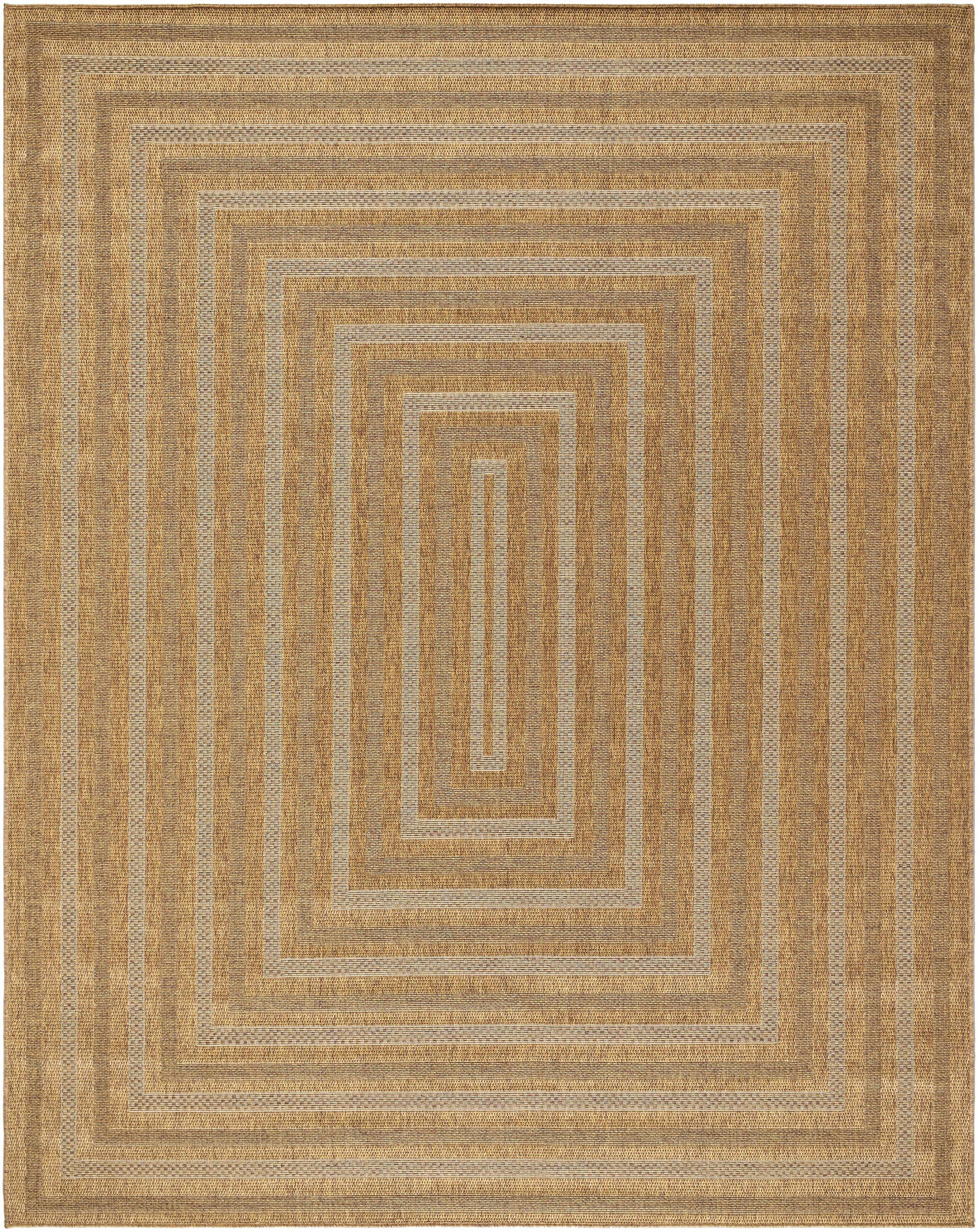 Dyami Flatweave Faux Jute Outdoor Rug - Ornate Home