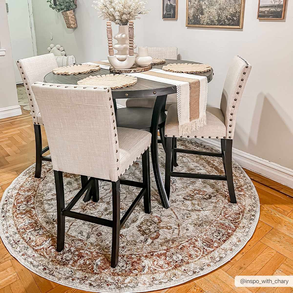 Dyan Cream Textured Rug with Fringes - Ornate Home