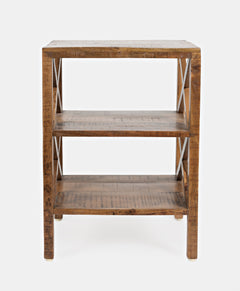 Dylan Amber X Side Accent Table - Ornate Home