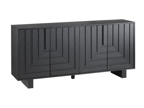 Dylan Black 4 Door Sideboard - Ornate Home
