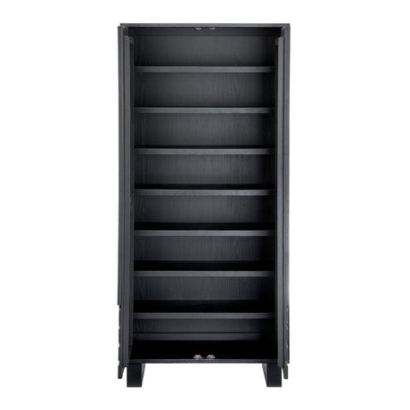 Dylan Black Shoe Cabinet - Ornate Home