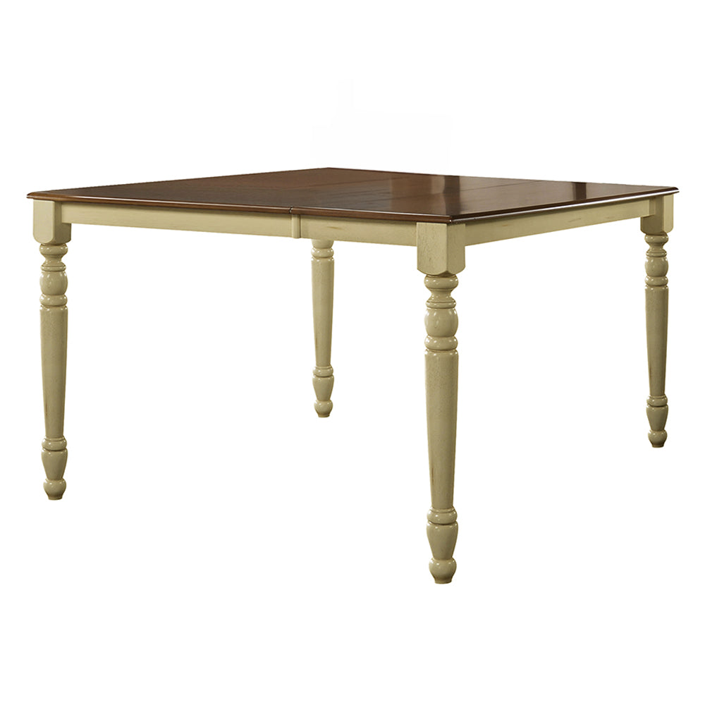 Dylan Buttermilk & Oak Counter Height Table - Ornate Home