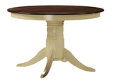 Dylan Buttermilk & Oak Round Dining Table - Ornate Home