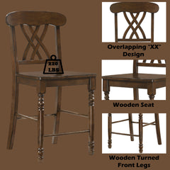Dylan Counter Height Chair (Set-2) - Ornate Home
