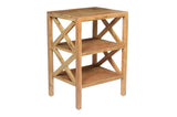 Dylan Natural X Side Accent Table - Ornate Home