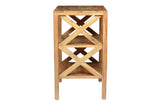 Dylan Natural X Side Accent Table - Ornate Home