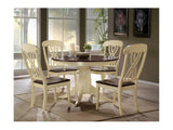 Dylan Side Chair in Buttermilk and Oak (Set of 2) 70333 - Ornate Home