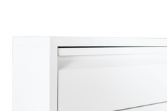 Dylan White Metal 4 Doors Shoe Cabinet - Ornate Home