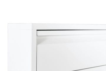 Dylan White Metal 4 Doors Shoe Cabinet - Ornate Home