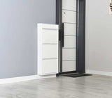 Dylan White Metal 4 Doors Shoe Cabinet - Ornate Home