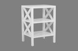 Dylan White X Side Accent Table - Ornate Home