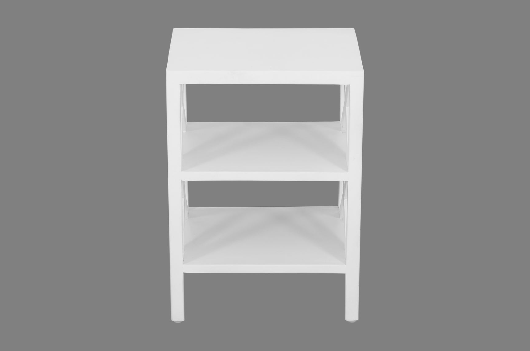 Dylan White X Side Accent Table - Ornate Home
