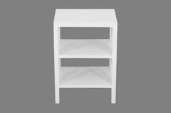 Dylan White X Side Accent Table - Ornate Home