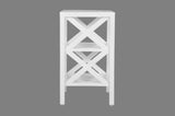 Dylan White X Side Accent Table - Ornate Home
