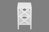 Dylan White X Side Accent Table - Ornate Home