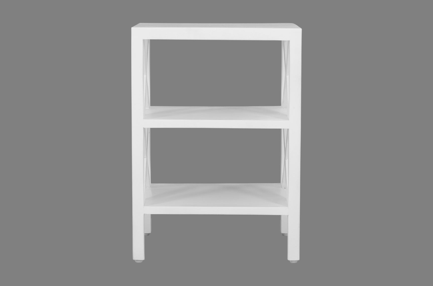 Dylan White X Side Accent Table - Ornate Home