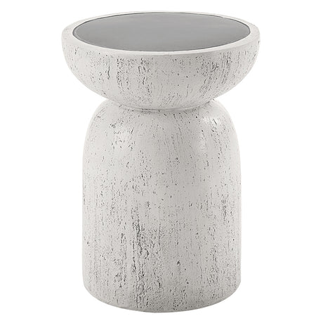 Dylana Natural Gray Accent Table - Ornate Home
