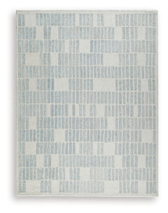 Dylanton Ivory/Blue Large Rug - Ornate Home