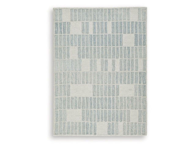 Dylanton Ivory/Blue Medium Rug - Ornate Home