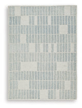 Dylanton Ivory/Blue Medium Rug - Ornate Home