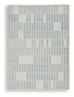 Dylanton Ivory/Blue Medium Rug - Ornate Home