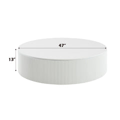 Dyllan White High Gloss Coffee Table - Ornate Home