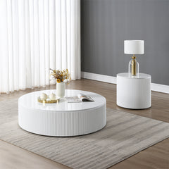 Dyllan White High Gloss Coffee Table - Ornate Home