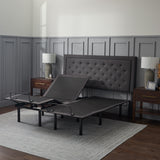 E255 Charcoal Cal King Adjustable-Bed-Base - Ornate Home
