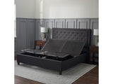 E255 Charcoal Full Adjustable-Bed-Base - Ornate Home