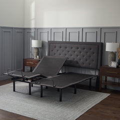 E255 Charcoal Twin XL Adjustable-Bed-Base - Ornate Home