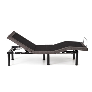 E455 Charcoal Queen Adjustable-Bed-Base - Ornate Home