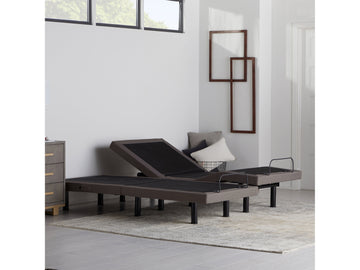 E455 Charcoal Queen Adjustable-Bed-Base - Ornate Home
