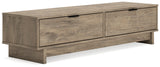 Oliah Natural Storage Bench - Ornate Home