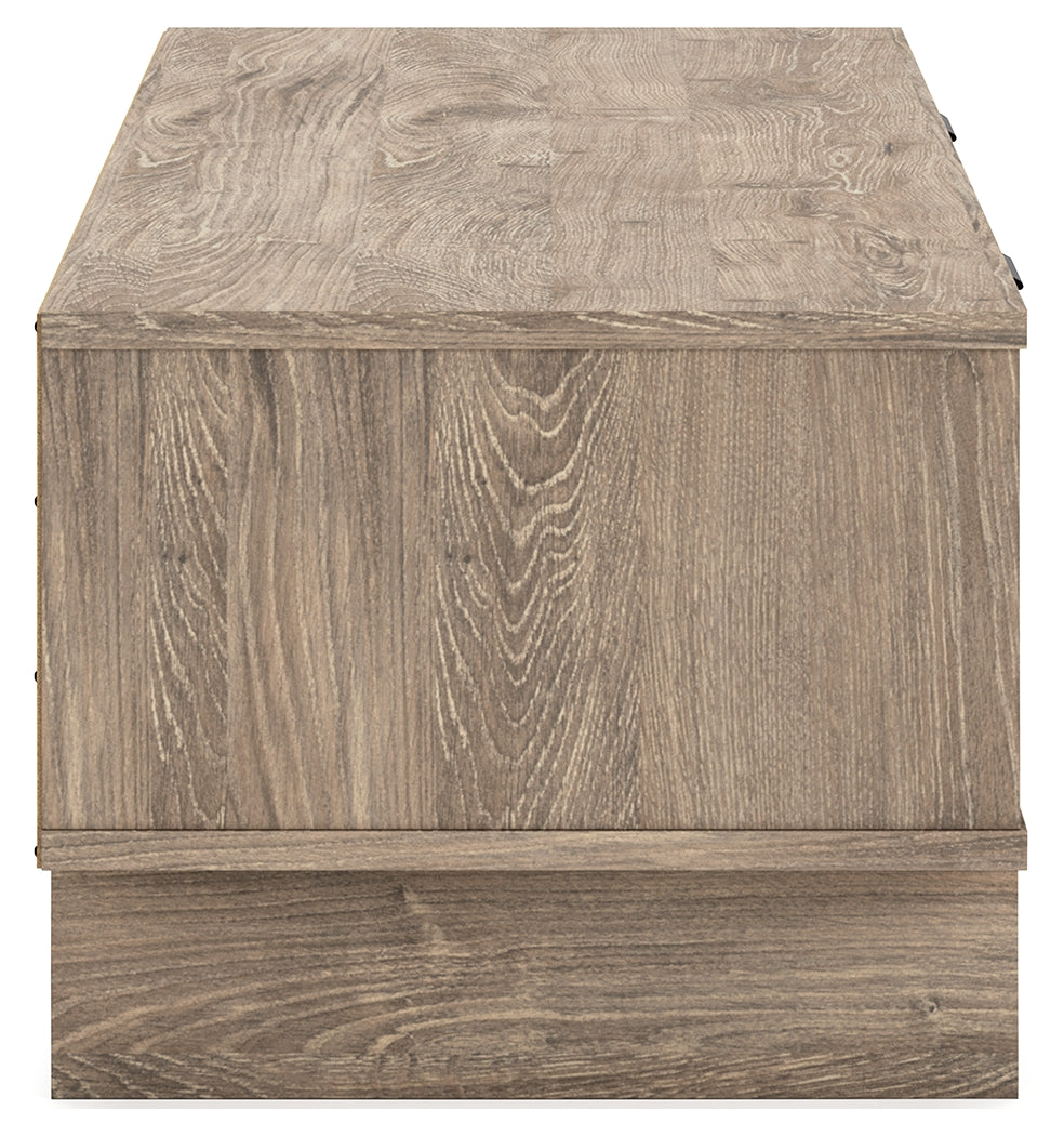 Oliah Natural Storage Bench - Ornate Home