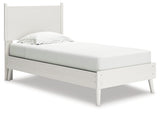 Aprilyn White Twin Panel Bed - Ornate Home