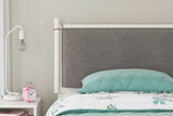 Aprilyn White Twin Panel Bed - Ornate Home