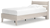 Socalle Natural Twin Panel Platform Bed - Ornate Home