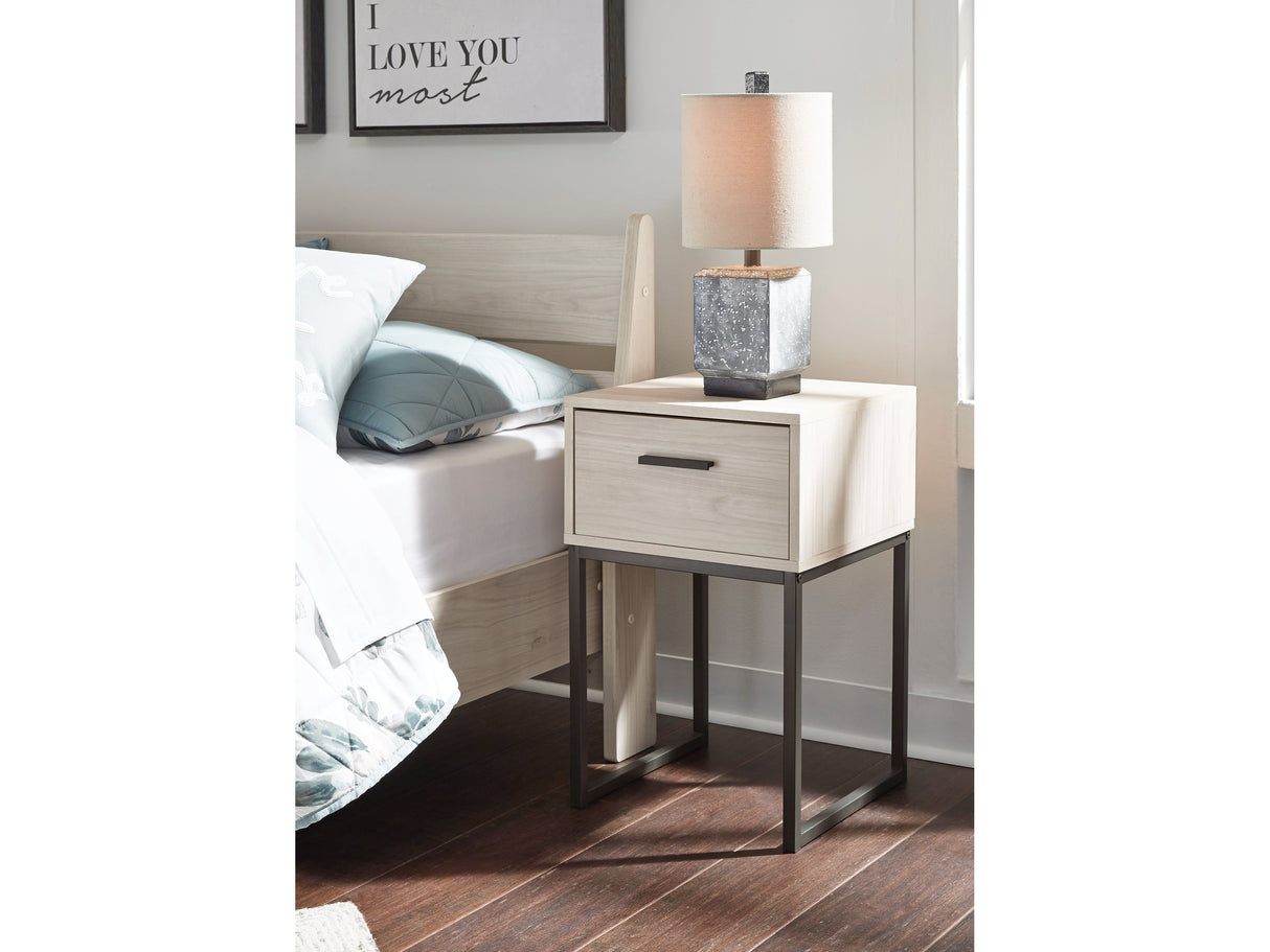 Socalle Light Natural Nightstand - Ornate Home