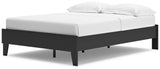 Socalle Black Full Platform Bed - Ornate Home